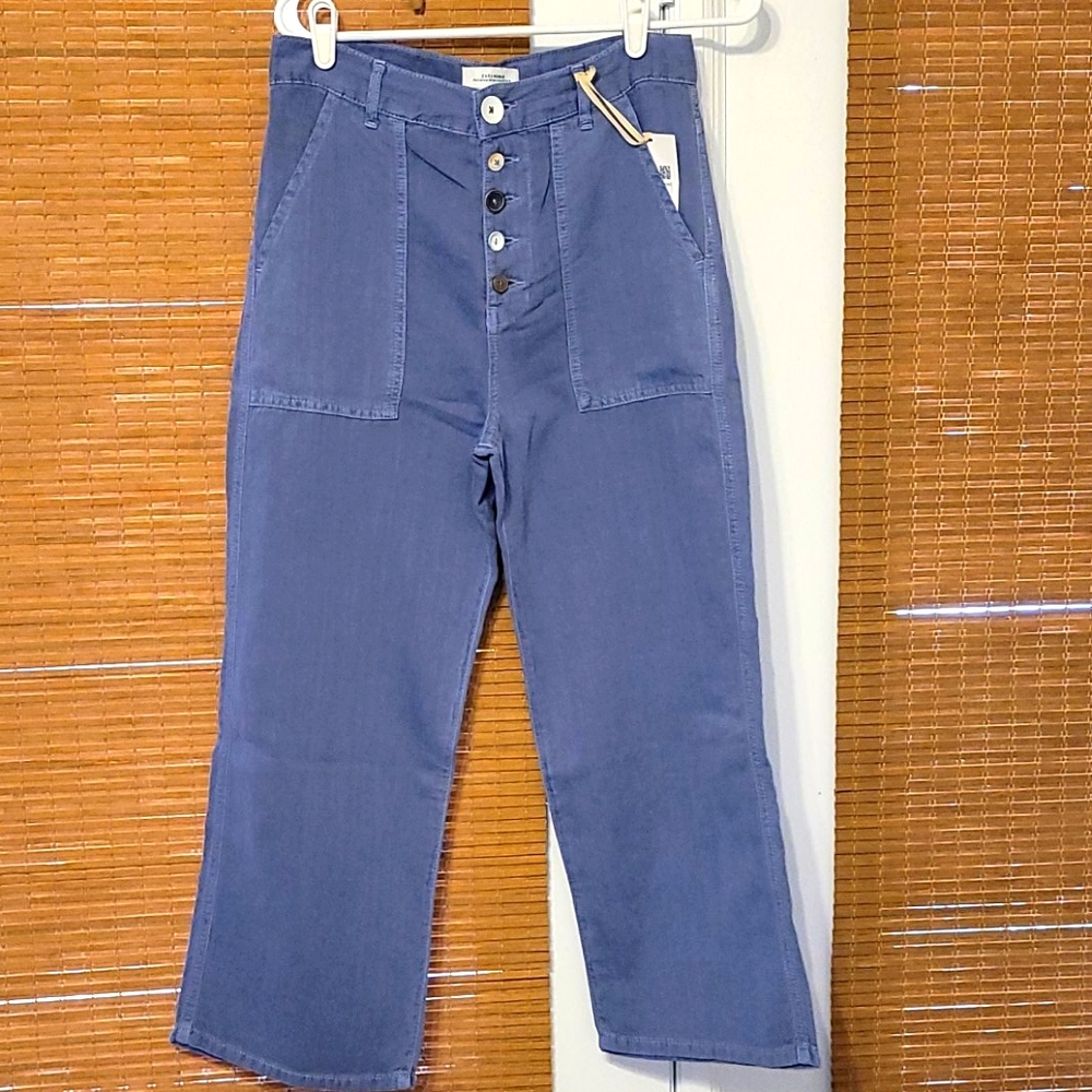 Zara cotton | linen pants size US 2💰